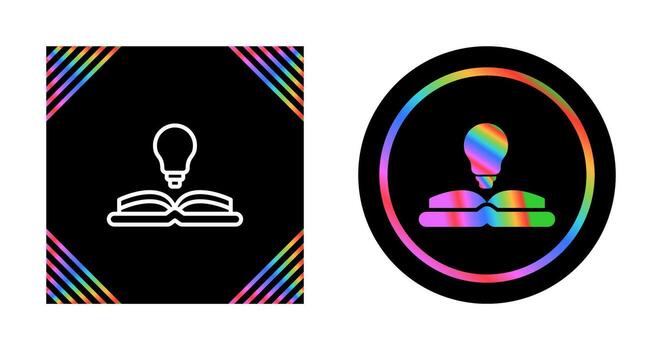 icono de vector de conocimiento