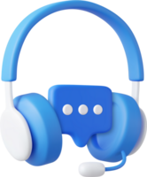 3d Hotline Unterstützung Bedienung mit Kopfhörer. png