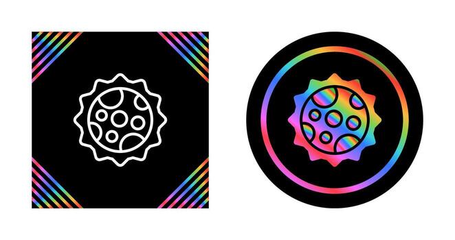 icono de vector de eclipse