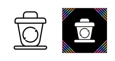 Recycling bin Vector Icon