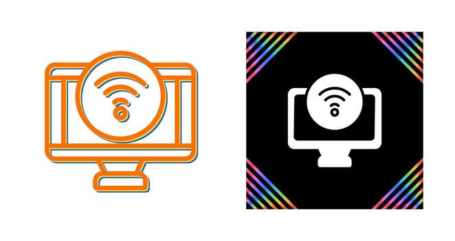 Computer Vector Icon