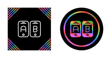 A B Testing Vector Icon