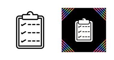 Task list with checkmarks Vector Icon