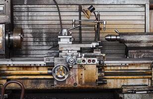 turner workstation with a lathe in the foreground photo