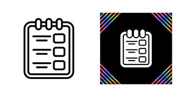 tarea lista con portapapeles vector icono