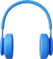 3d auriculares con dinámica png