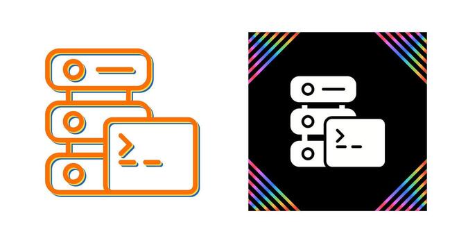 SSH Hosting Vector Icon