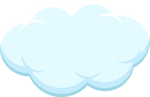 Set of blue sky, clouds. png