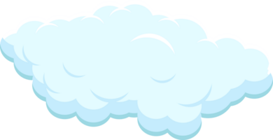 Set of blue sky, clouds. png