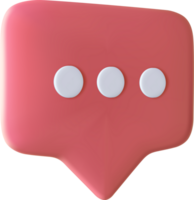 Vide rouge discours bulle épingle png