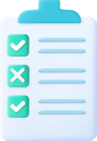 Clipboard and check marks png