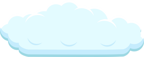 Set of blue sky, clouds. png