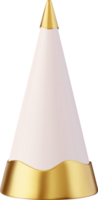 3d Christmas tree cone. png