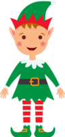 dibujos animados de duende navideño png