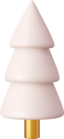 3d Christmas tree cone. png