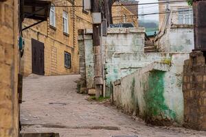 street in the historical quarter in Derbent, Dagestan photo