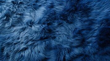 ai generado muy peri color oveja piel piel de carnero alfombra antecedentes lana textura foto