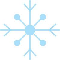 nieve plano ligero icono vector