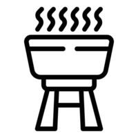 Australian bbq cook icon outline vector. City monument vector