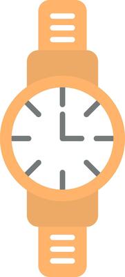 Wristwatch Flat Light Icon