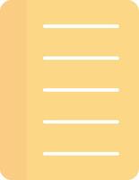 Notebook Flat Light Icon vector