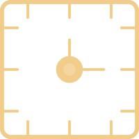 Clock Flat Light Icon vector