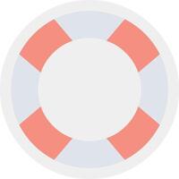 Lifebuoy Flat Light Icon vector