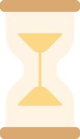 Hourglass Flat Light Icon vector