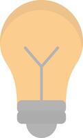 Bulb Flat Light Icon vector