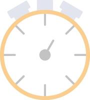 Stopwatch Flat Light Icon vector