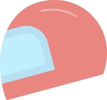 Helmet Flat Light Icon vector