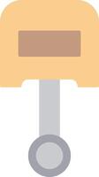Piston Flat Light Icon vector