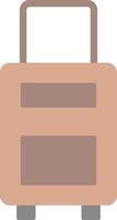 Luggage Flat Light Icon vector