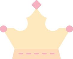 Monarchy Flat Light Icon vector