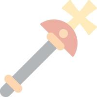 Scepter Flat Light Icon vector
