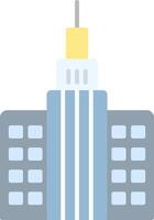 Skycraper Flat Light Icon vector