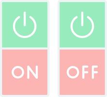 Switch Flat Light Icon vector