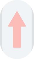 Scroll Up Flat Light Icon vector