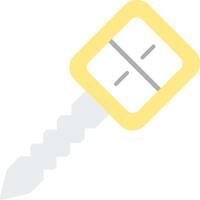 Car Key Flat Light Icon vector