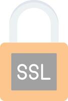 SSL Flat Light Icon vector