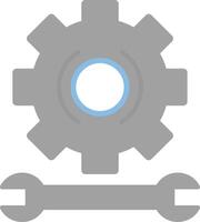 Gear Flat Light Icon vector