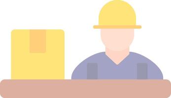 Assembling Flat Light Icon vector