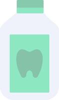 Mouthwash Flat Light Icon vector