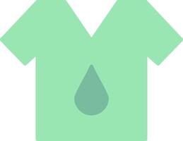 T Shirt Flat Light Icon vector
