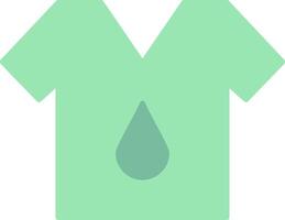 T Shirt Flat Light Icon vector