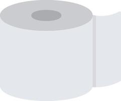 Toilet Paper Flat Light Icon vector