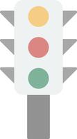 Traffic Control Flat Light Icon vector