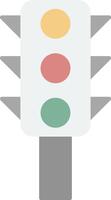 Traffic Control Flat Light Icon vector