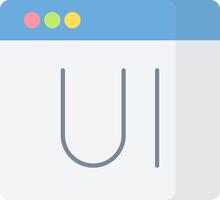 Ui Flat Light Icon vector