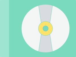 Cd Player Flat Light Icon vector